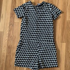 Black and White Zara Romper